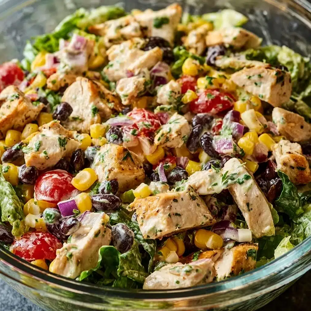 Zesty Southwest Chicken Salad Recipe - Recipe Image
