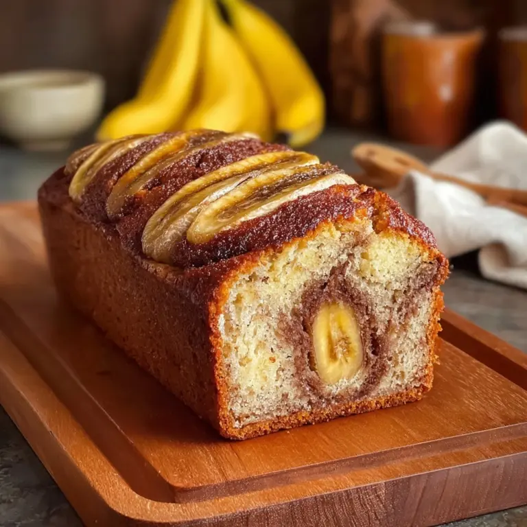 Cinnamon Swirl Banana BreadIngredients: Recipe