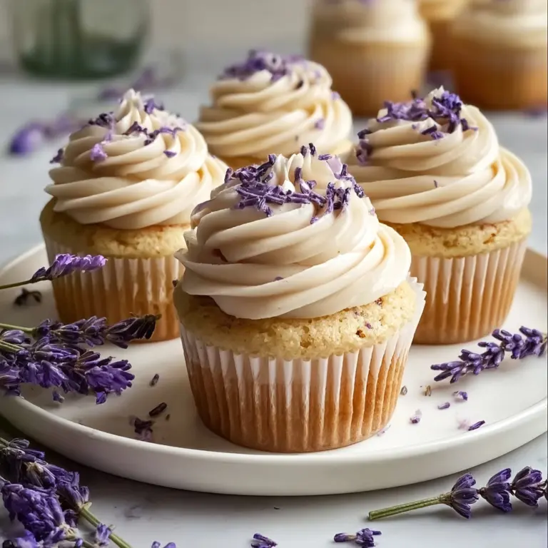 Lavender Honey Cupcakes Recipe