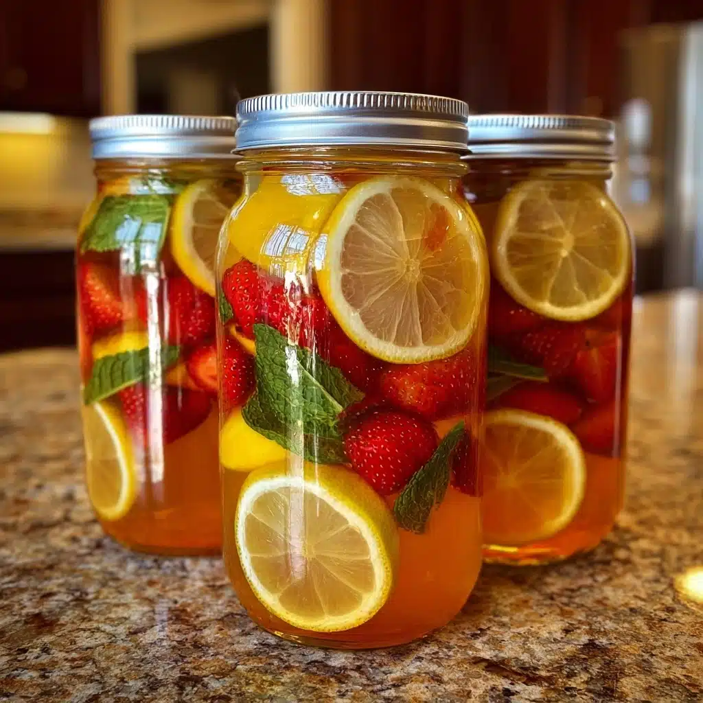 Strawberry citrus iced teaIngredients Recipe - Recipe Image