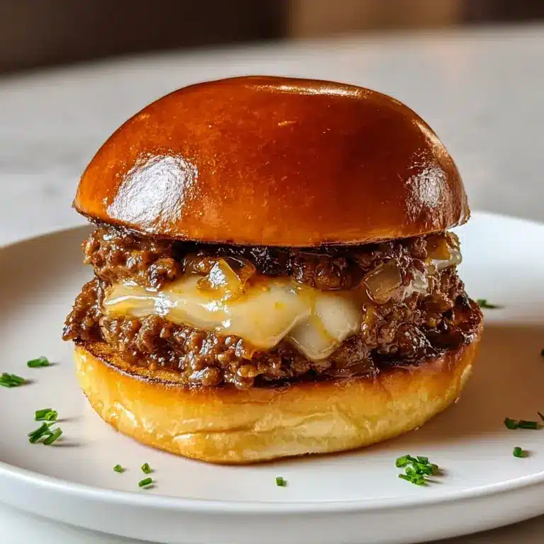 Irresistible French Onion Beef Sloppy Joes Recipe