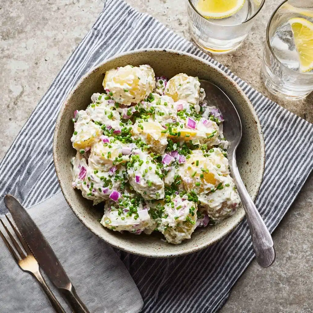 Sour Cream and Onion Potato Salad Recipe - Recipe Image
