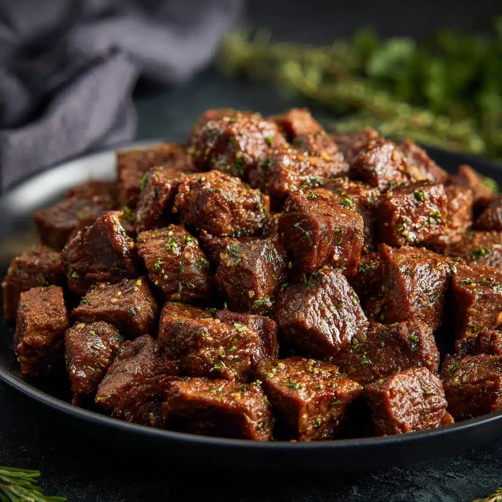 Easy Crockpot Steak Bites Recipe - Recipe Image
