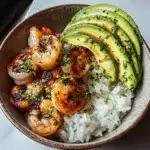 Spicy Shrimp and Avocado Rice Bowl Recipe