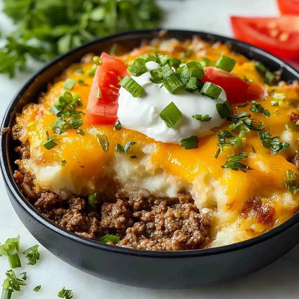 Hamburger Hashbrown Casserole Recipe - Recipe Image