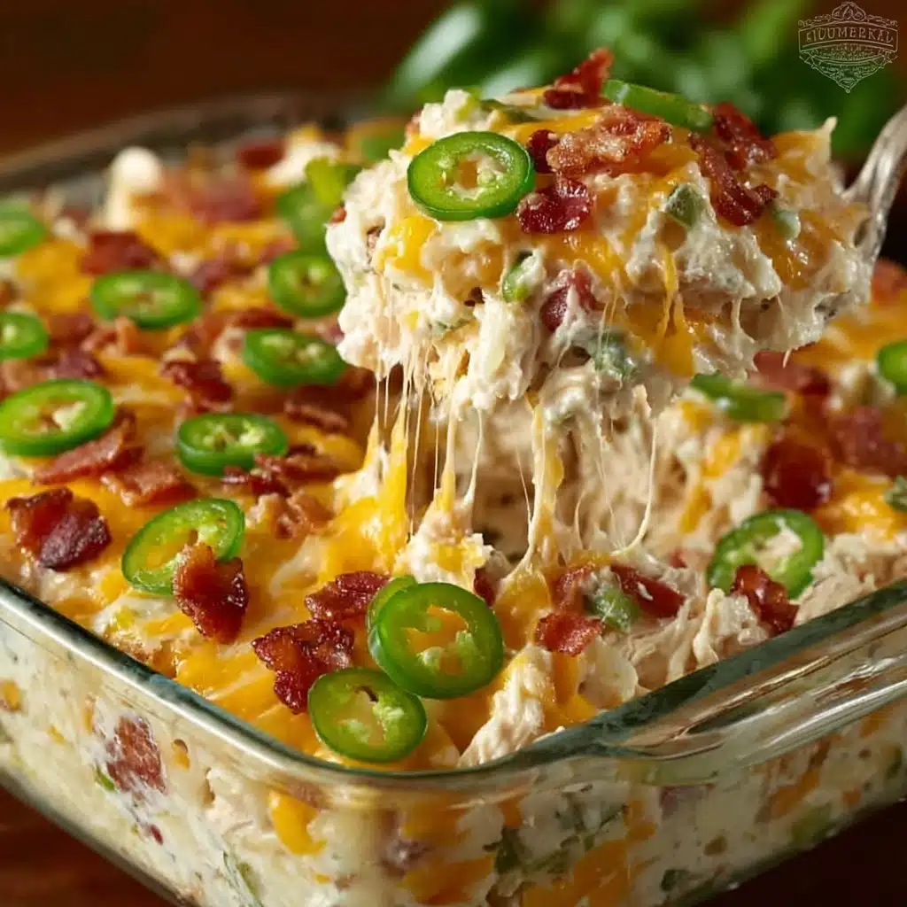 Jalapeno Popper Chicken Casserole Recipe - Recipe Image