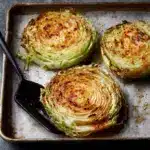 Oven Roasted Garlic Cabbage Steaks Recipe