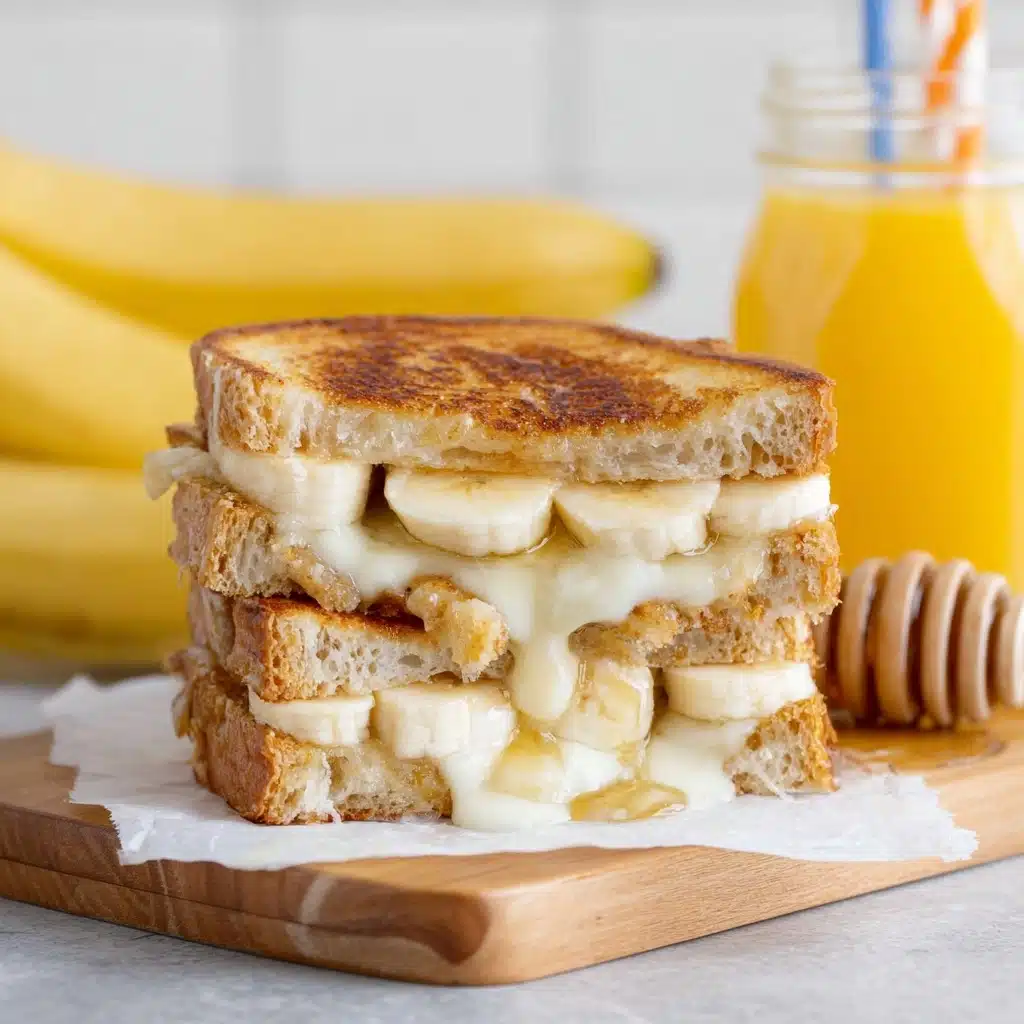 Honey Banana Grilled Cheese Sandwich Recipe