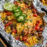 Santa Fe Chicken Foil Packets Recipe