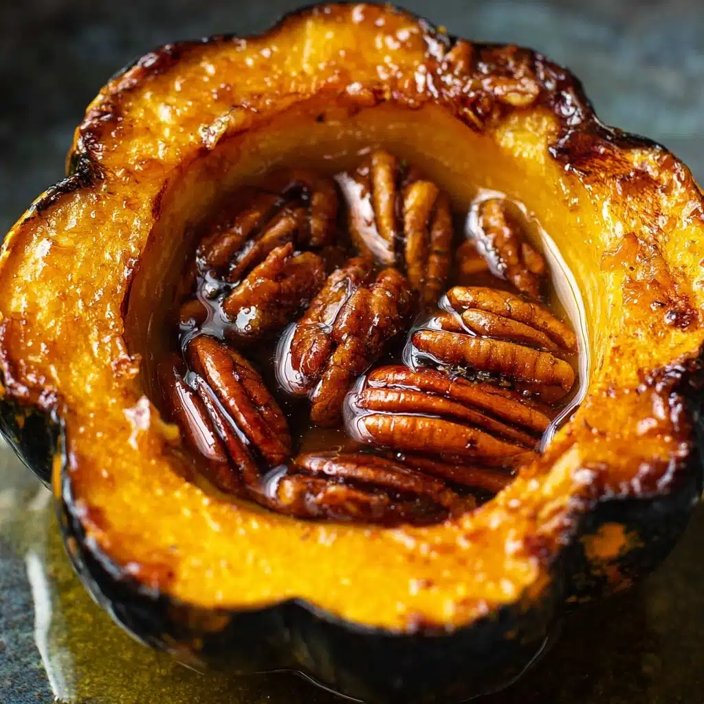 Maple Pecan Roasted Acorn Squash Recipe