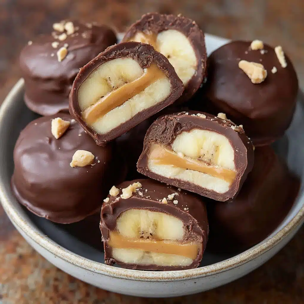 Frozen Chocolate Peanut Butter Banana Bites Recipe
