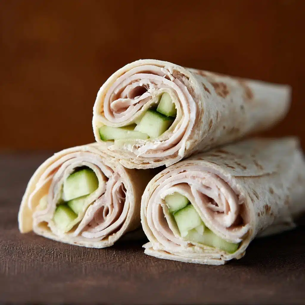 Cucumber Ranch Turkey Tortilla Wrap Recipe