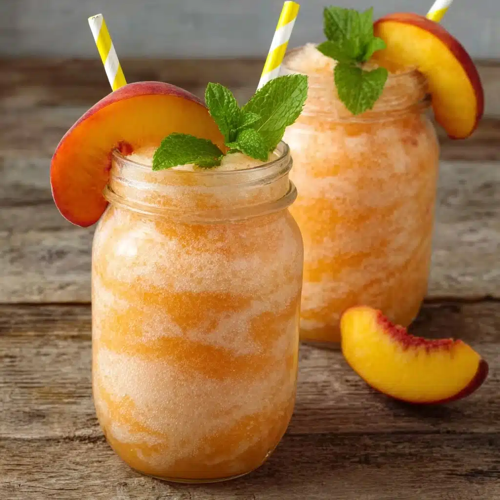 Peach Lemonade Slush Recipe