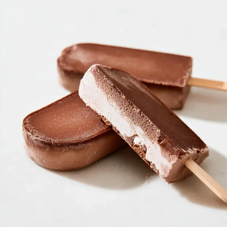 Healthy Fudgesicles Recipe