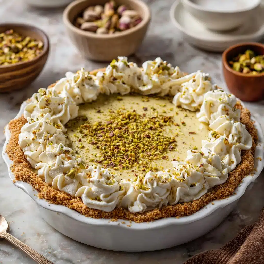 Pistachio Custard Pie Recipe - Recipe Image