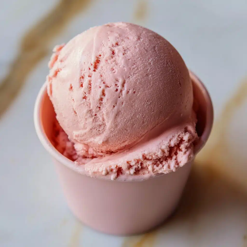 Ninja Creami Peach Frozen Yogurt Recipe - Recipe Image