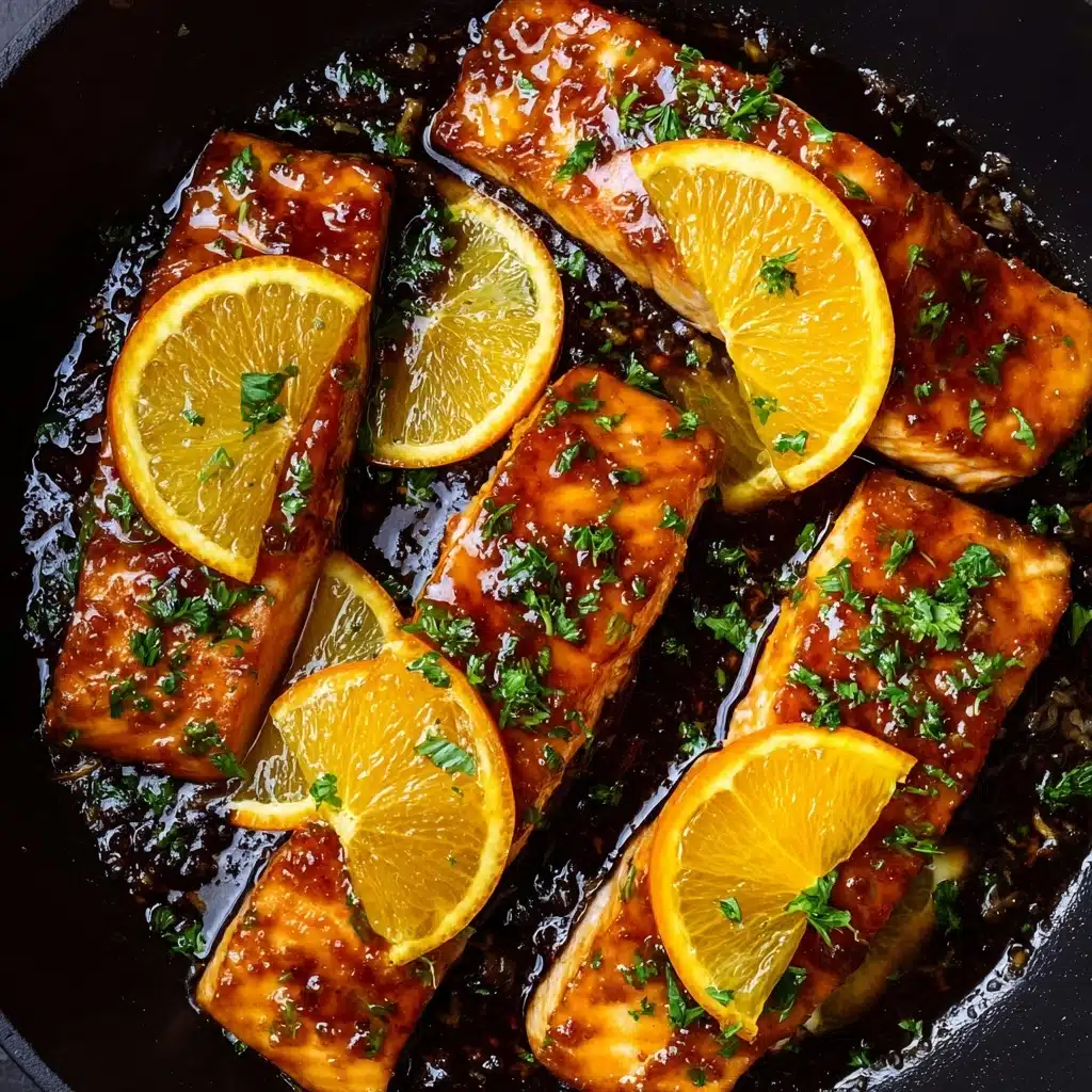 Orange Glazed Salmon Recipe - Recipe Image