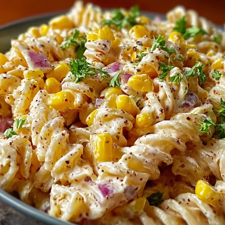 Street Corn Pasta Salad Recipe