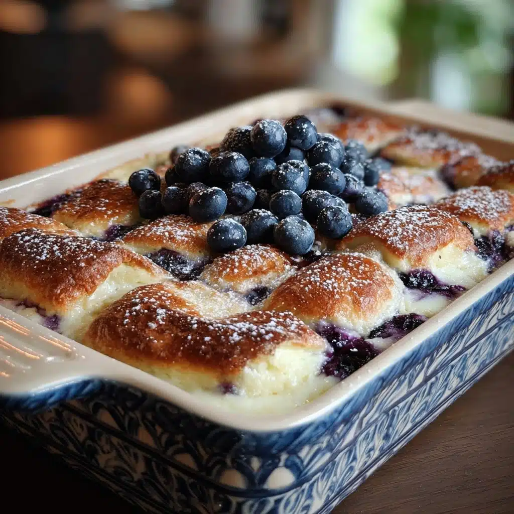 Blueberry Buttermilk Pancake Casserole Recipe