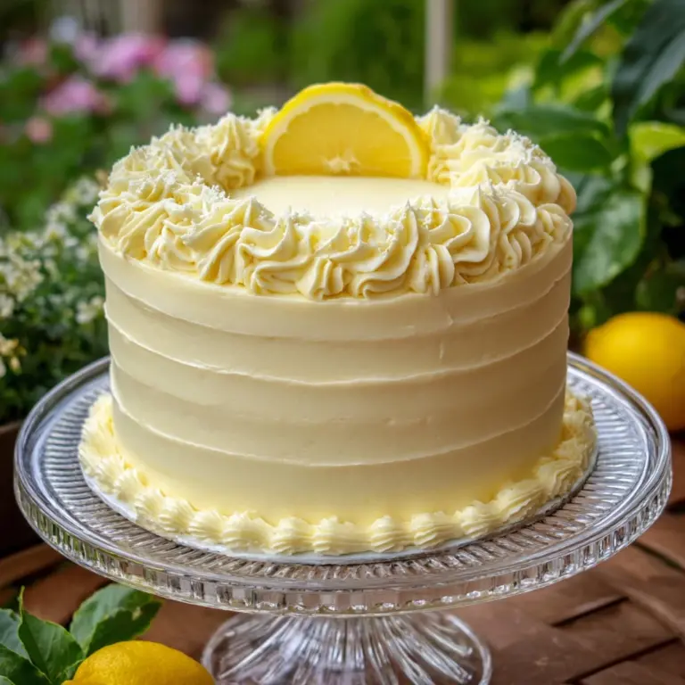 Lemon Cheesecake Cake Recipe