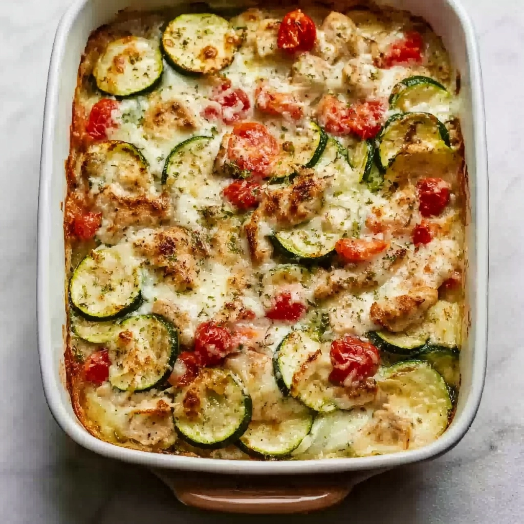 Best Mediterranean Chicken Zucchini Bake Recipe - Recipe Image