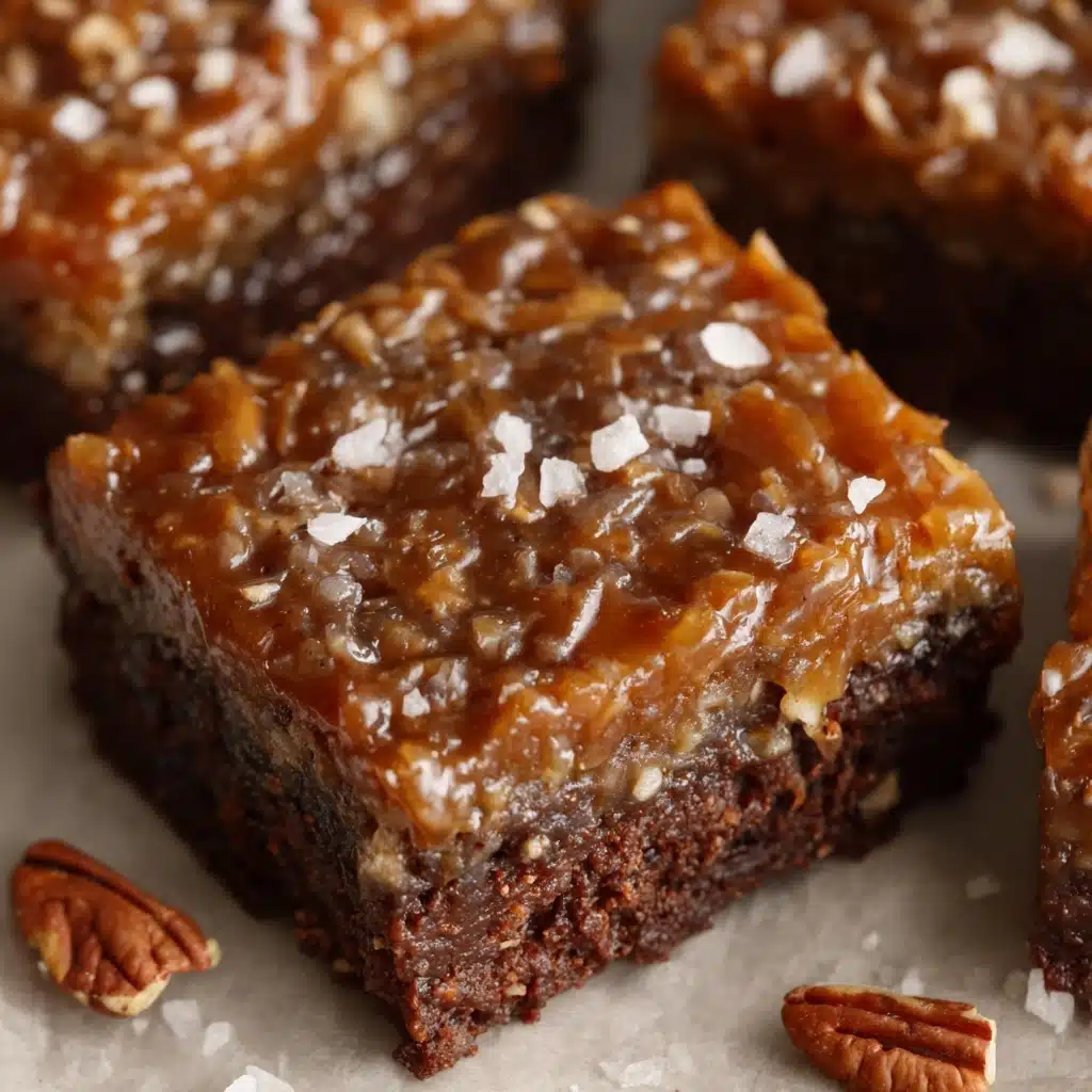 German Chocolate Brownies Recipe - Recipe Image