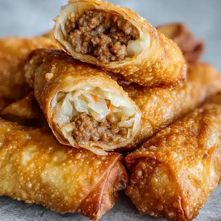Crispy Golden Brown Egg Rolls Recipe