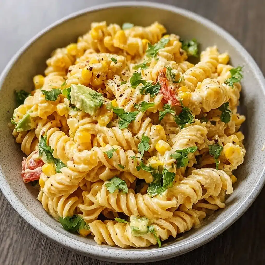 Easy Mexican Street Corn Pasta Salad Recipe