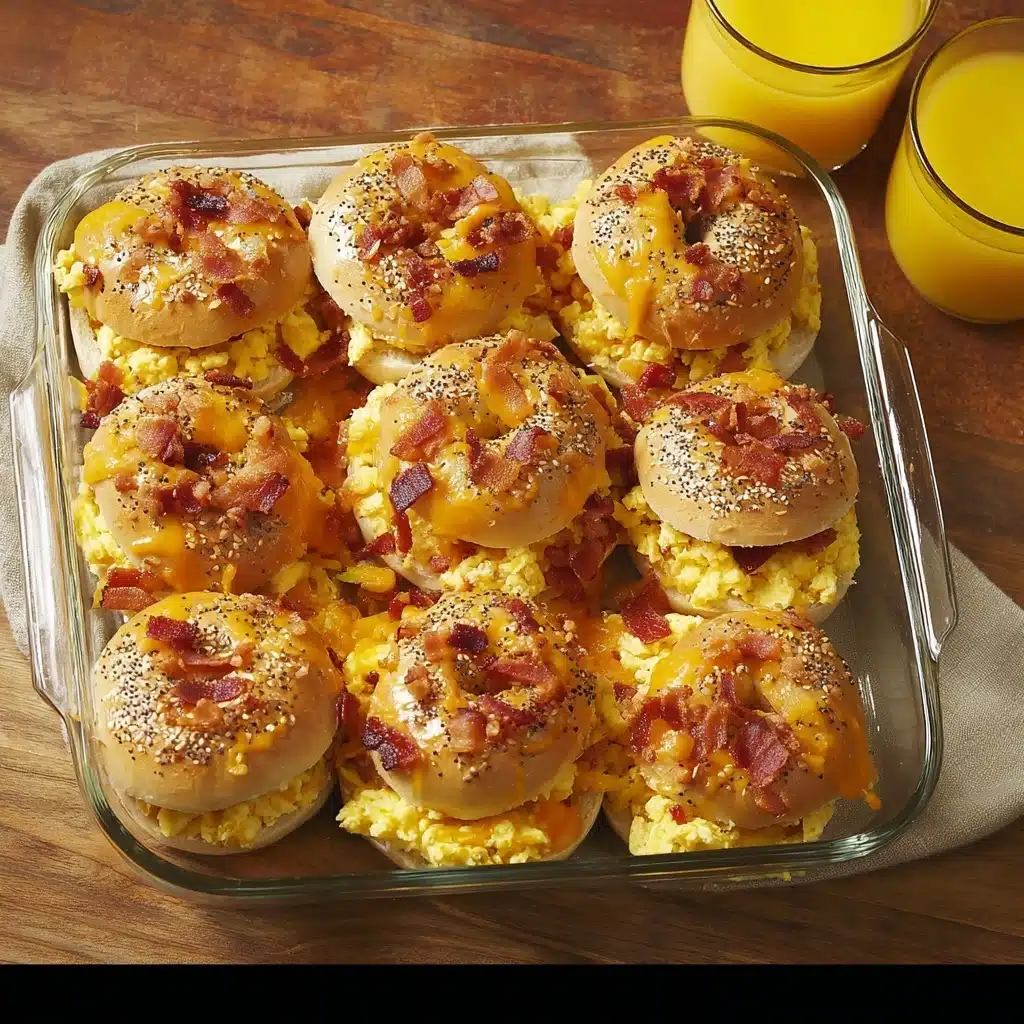 Bagel Breakfast Sliders Recipe