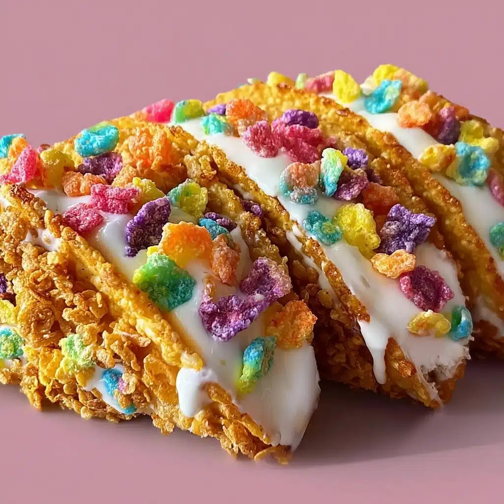 Fruity Pebbles Cheesecake Tacos Recipe