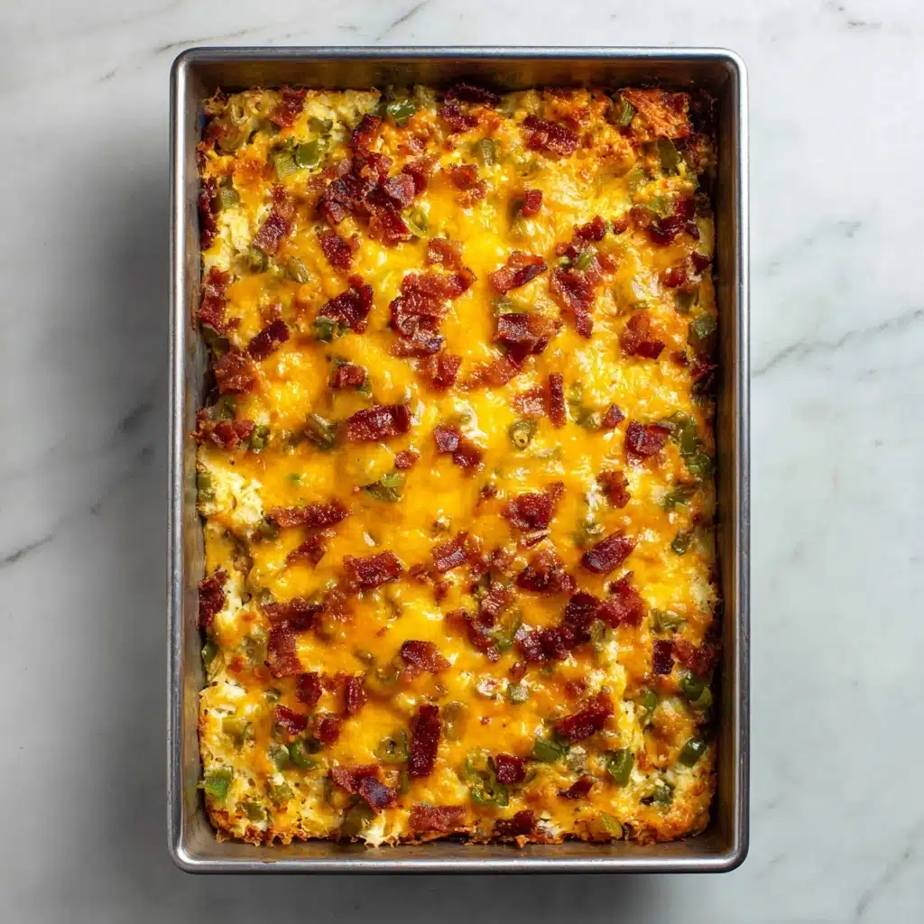 Cauliflower Jalapeno Popper Casserole Recipe