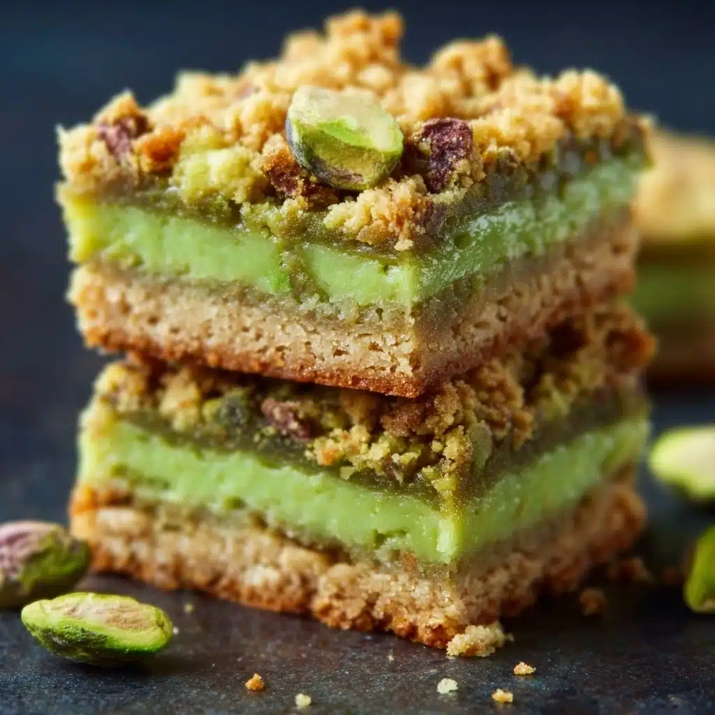 Pistachio Dream Cookie Bars Recipe - Recipe Image