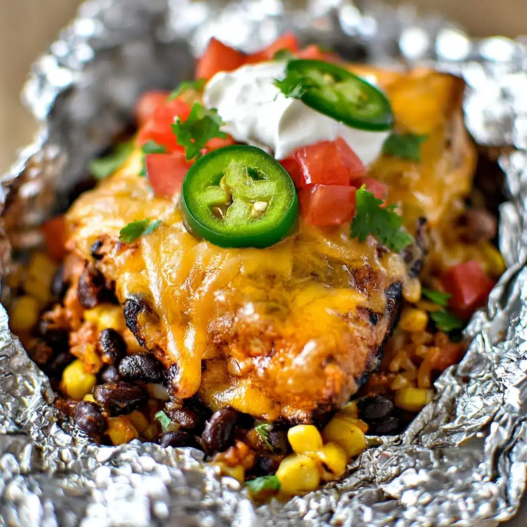 Santa Fe Chicken Foil Packets Recipe - Recipe Image