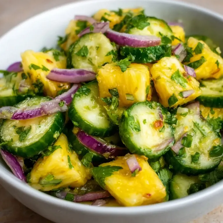 Pineapple Cucumber Salad Recipe