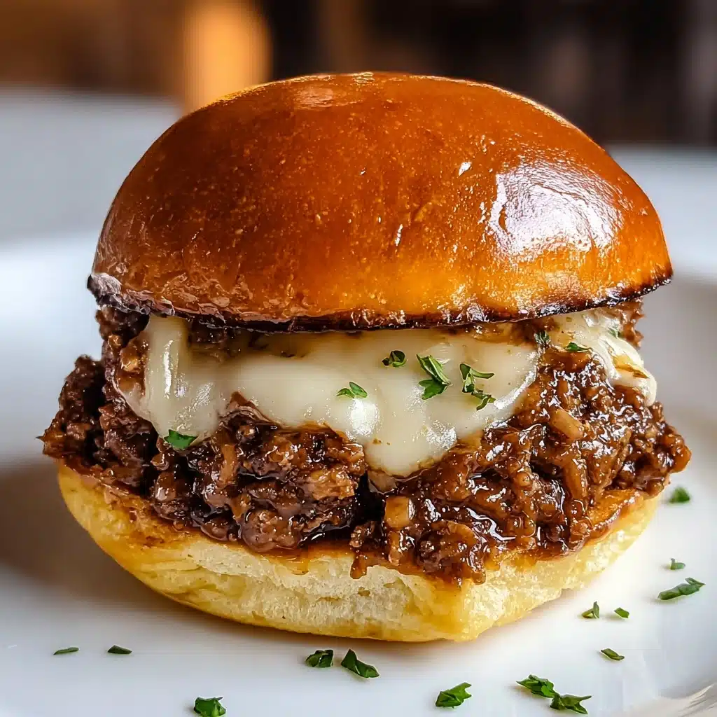 Irresistible French Onion Beef Sloppy Joes Recipe - Recipe Image
