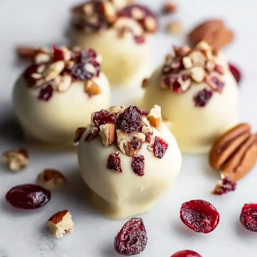 White Chocolate Cranberry Pecan Clusters Recipe - Recipe Image