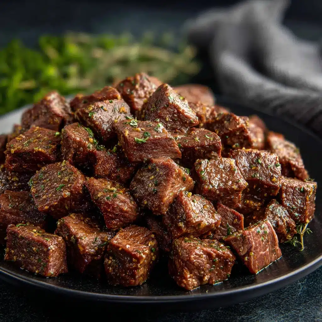 Easy Crockpot Steak Bites Recipe - Recipe Image
