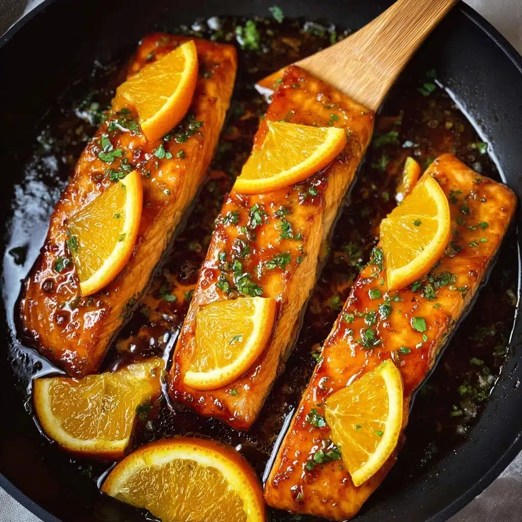 Orange Glazed Salmon Recipe - Recipe Image