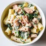 Quick Salmon & Spinach Pasta Recipe