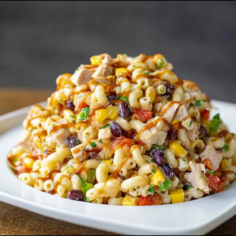 BBQ Chicken Pasta Salad Recipe
