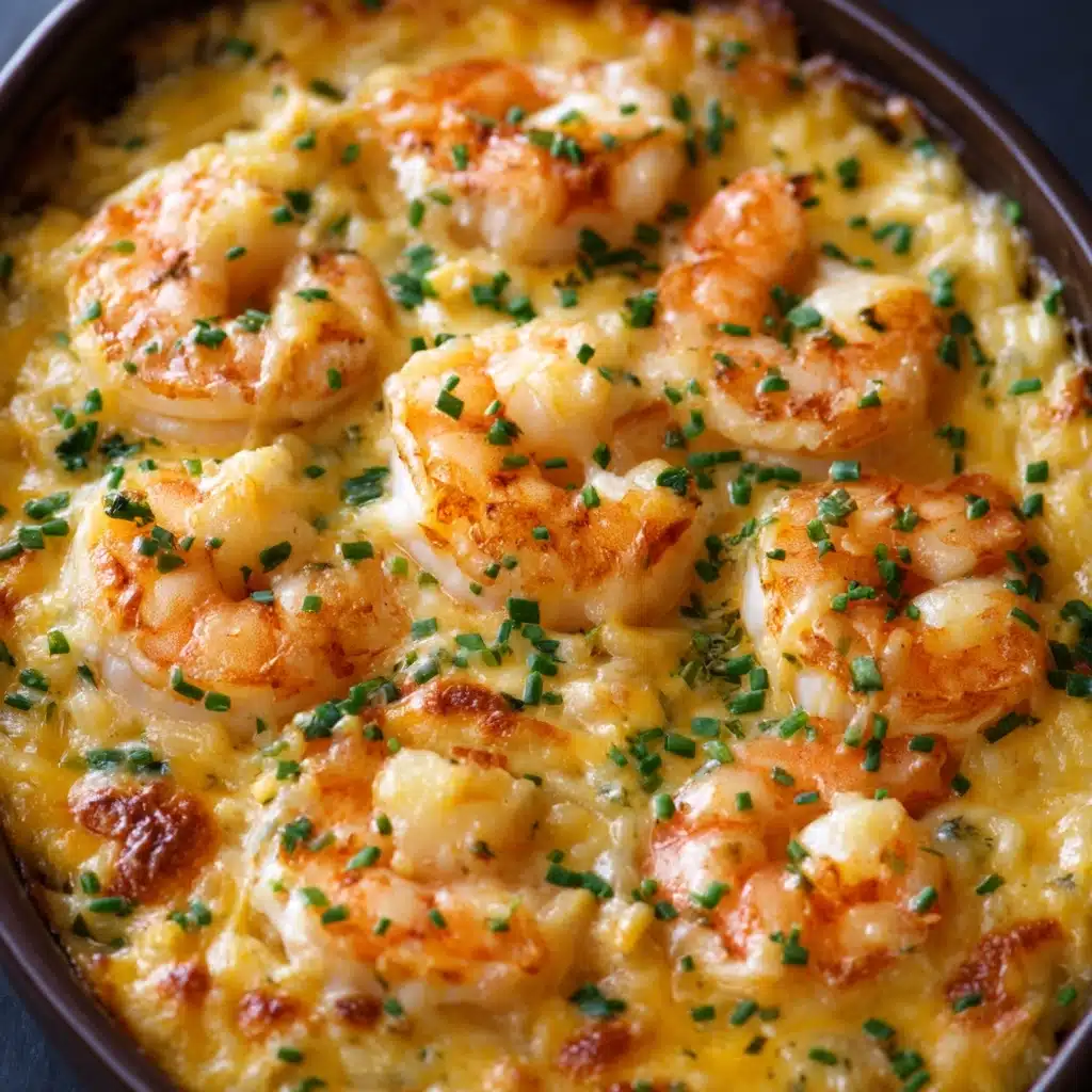 Baked Stuffed Shrimp Casserole Recipe - Recipe Image