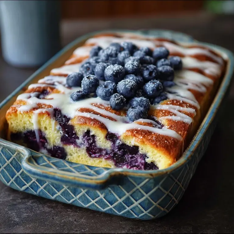 Blueberry Buttermilk Pancake Casserole Recipe