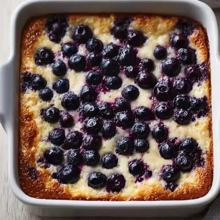 Blueberry Cottage Cheese Breakfast Bake Recipe