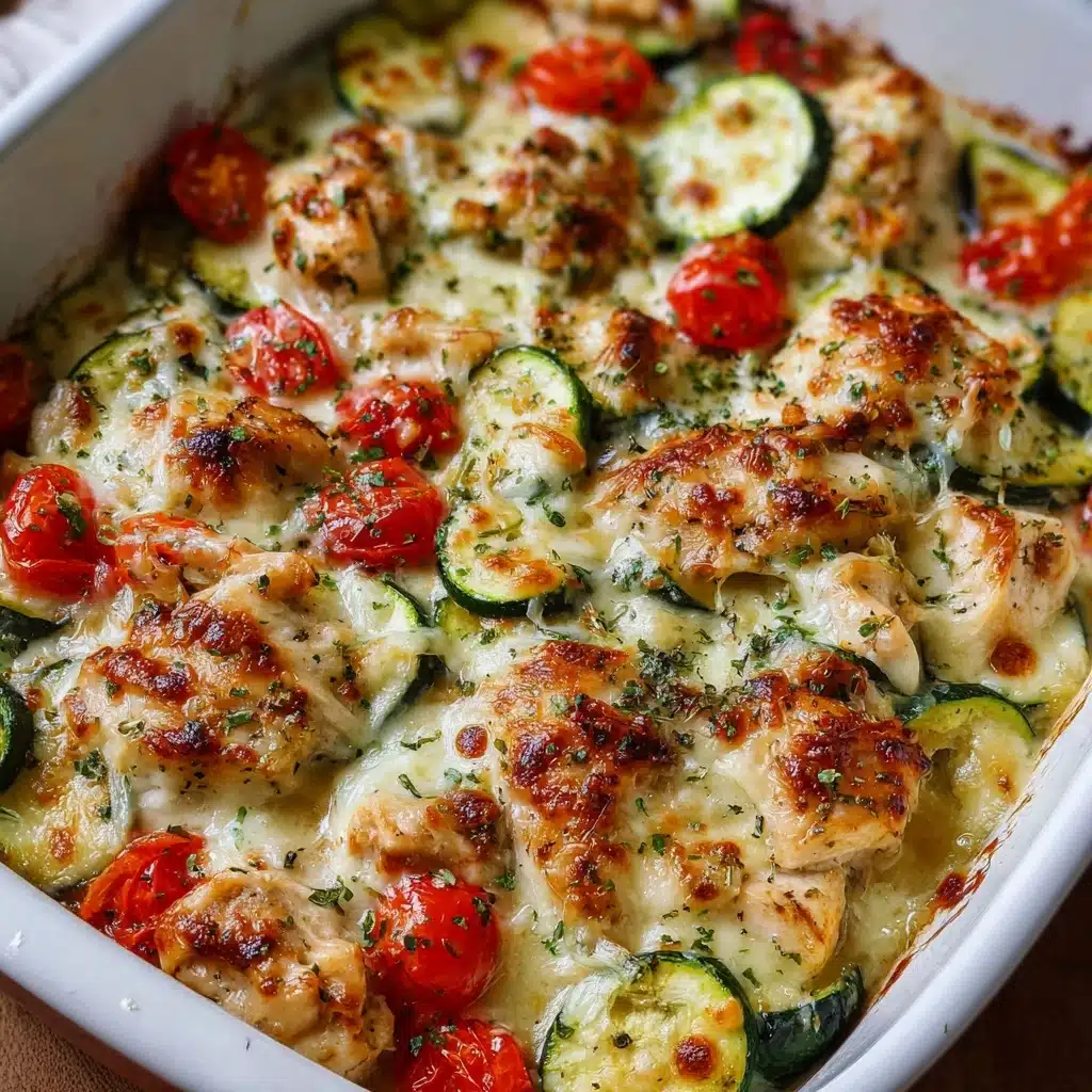 Best Mediterranean Chicken Zucchini Bake Recipe - Recipe Image