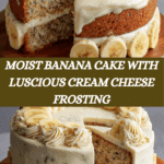 Banana Cake with Cream Cheese Frosting Recipe