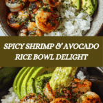 Spicy Shrimp and Avocado Rice Bowl Recipe