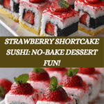 Strawberry Shortcake Sushi Recipe