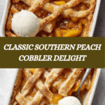 Old-Fashioned Southern Peach Cobbler Recipe