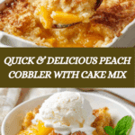 Peach Cobbler with Cake Mix Recipe