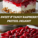 Raspberry Pretzel Salad Recipe